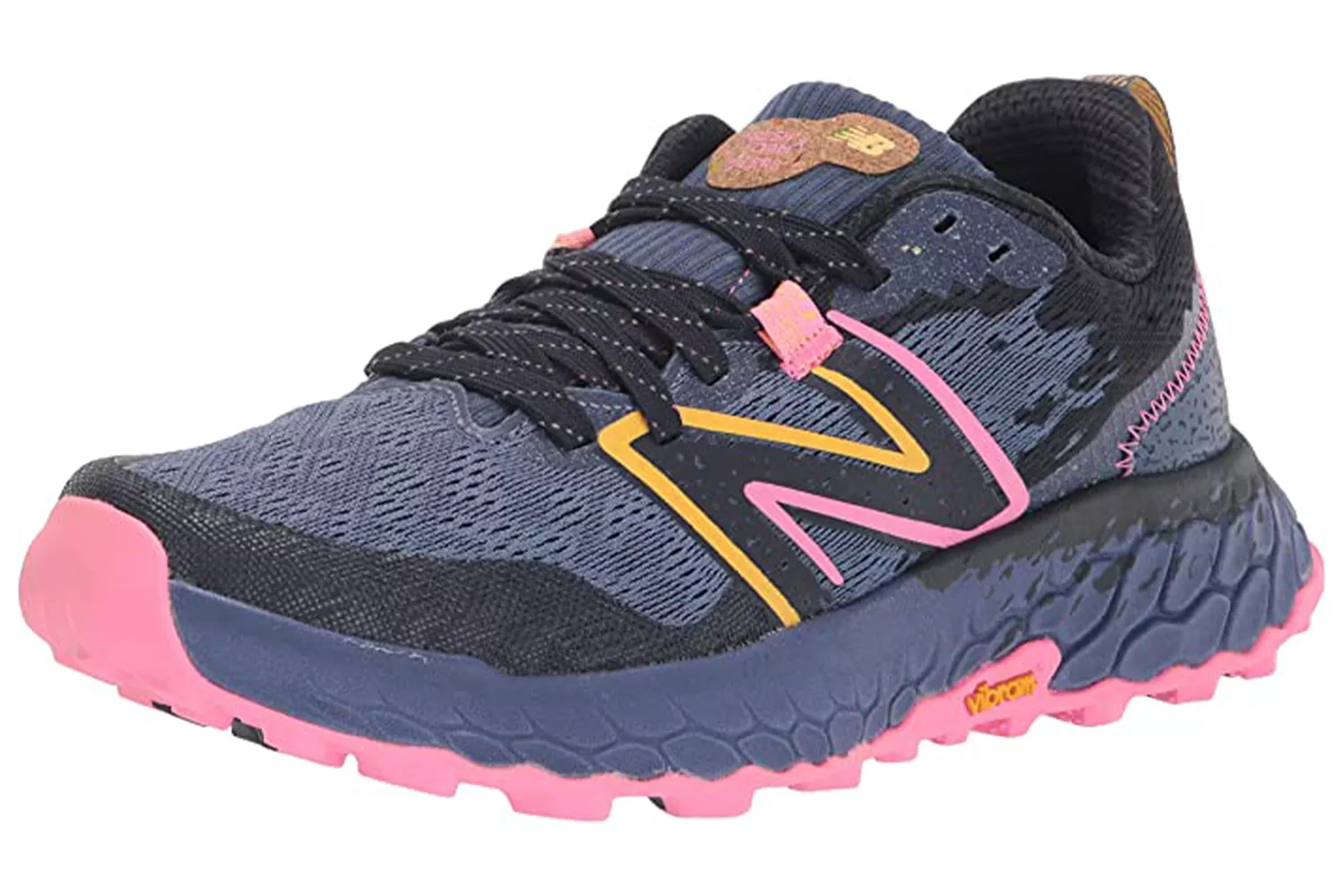 New Balance Fresh Foam X Hierro V7 trail running shoe with a specialized Vibram outsole.