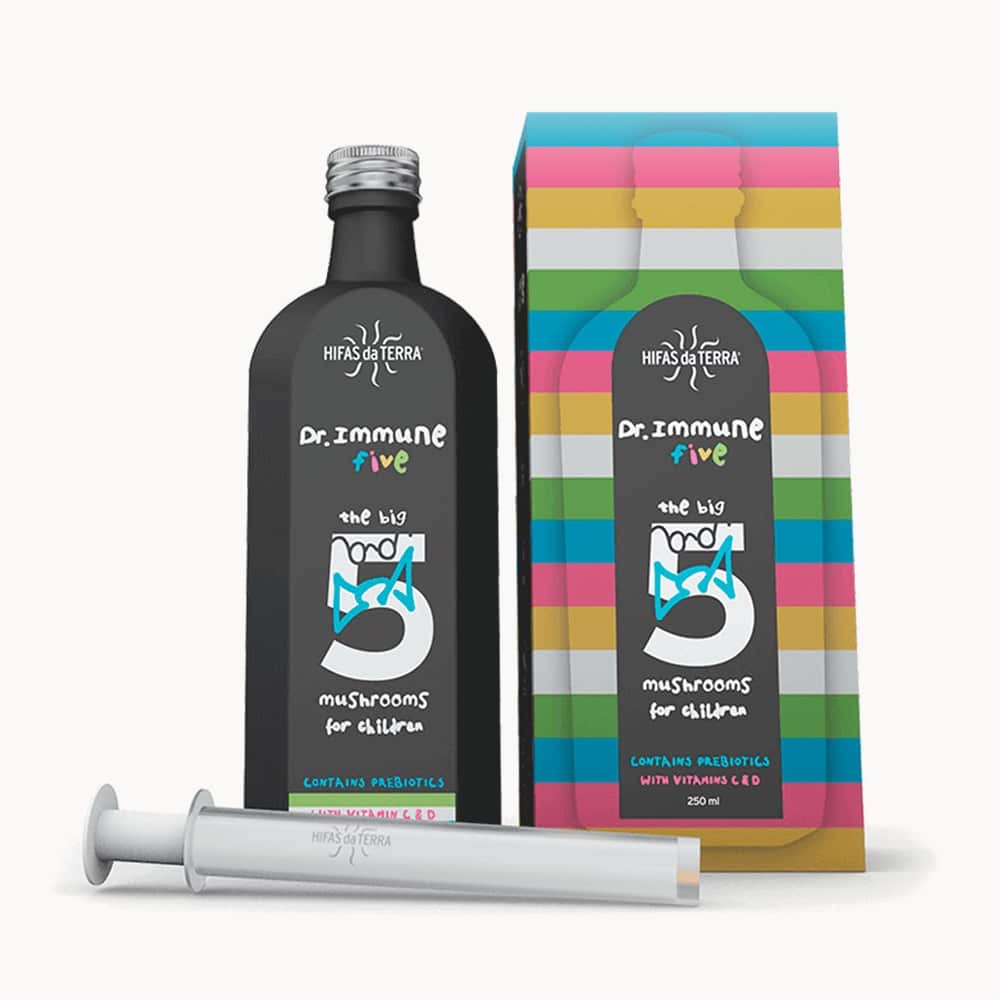 A liquid dropper bottle and chewable vitamins for easy administration to kids.