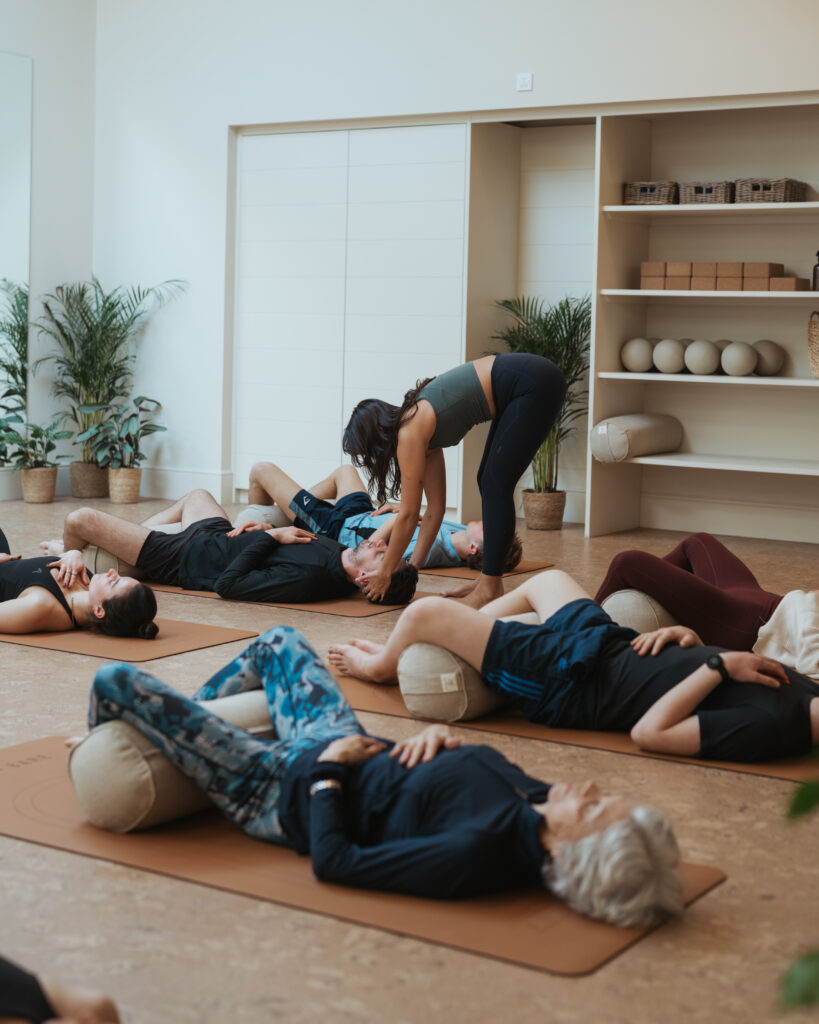 Boutique gym interior at Barnsgrove with modern equipment and wellness studio space.